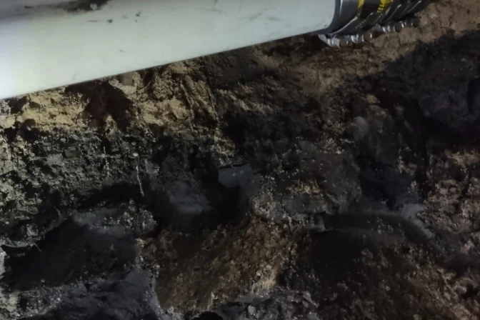Sewer Line Excavation