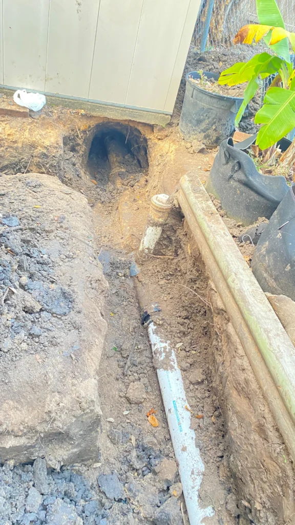 signs you need sewer line trenching in Houston