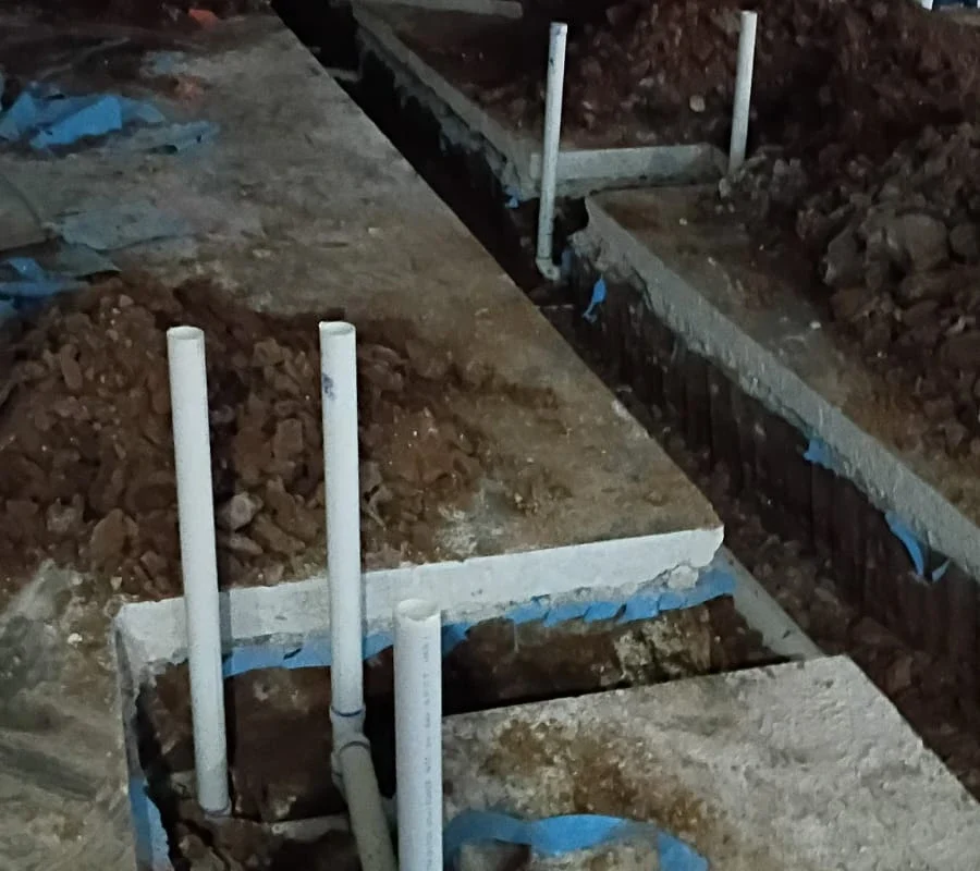 Replacing Plumbing in Concrete Slab