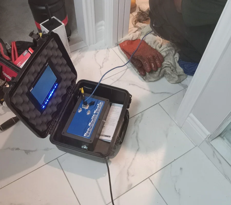 Collapsed Pipe Under Slab