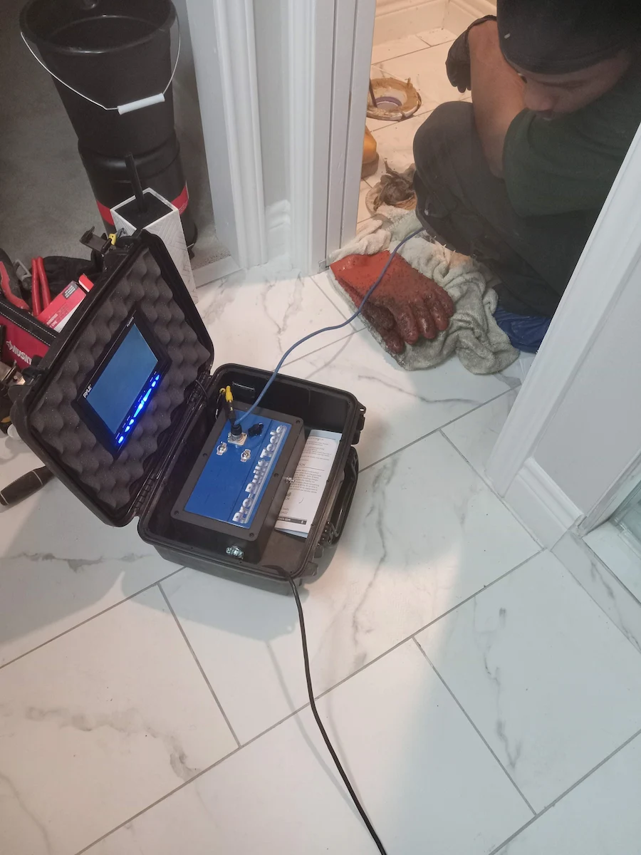 Collapsed Pipe Under Slab